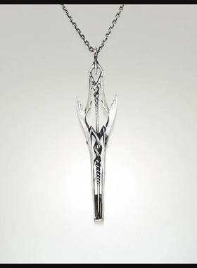 动漫系列不掉色原创设计 新世纪福音战士 盖乌斯之枪 项链吊坠ins