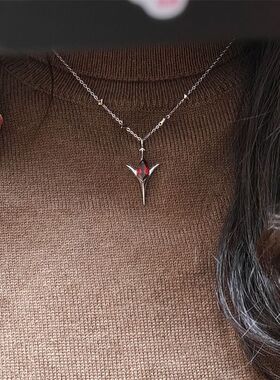 秦彻项链动漫暗黑周边二次元精致新款游戏锁骨饰品配饰深空小众链