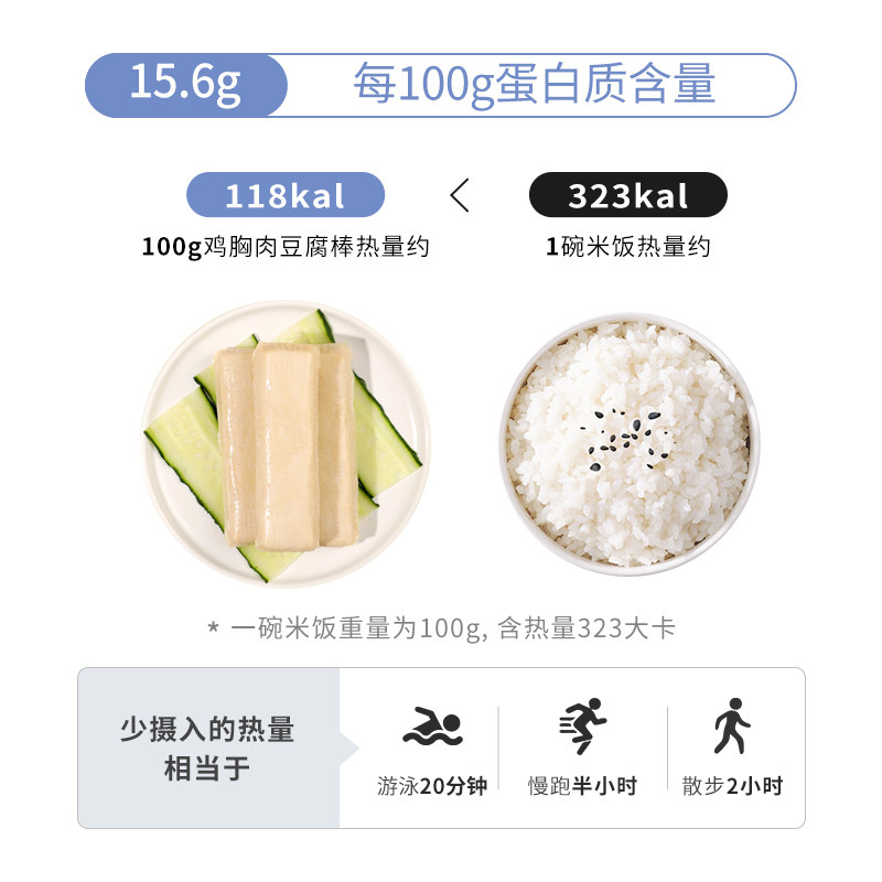 吉野物语鸡胸肉蛋白棒开袋即食豆腐 吉野物语鸡胸