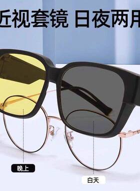 简禾德国品质偏光太阳镜男女通用日夜两用眼镜开车专用防强光墨a2