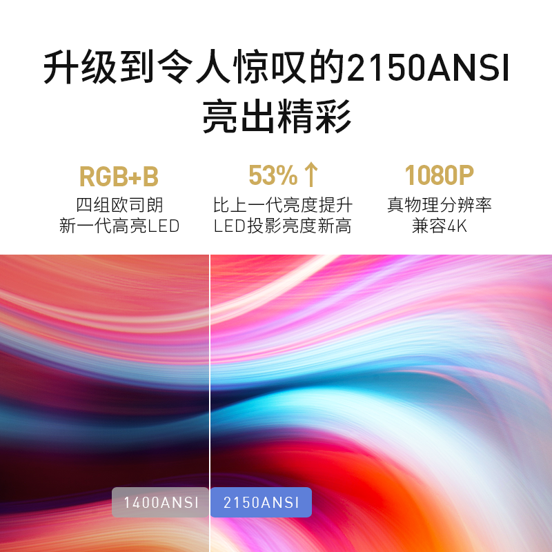 【现货】当贝new f3家用4k超投影仪 当贝吉铭达投影机