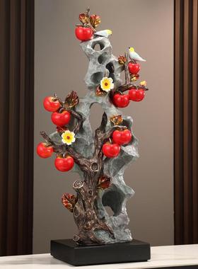 入户平安如意玄关造景装饰摆件客厅隔断壁龛大号新中式特色工艺品