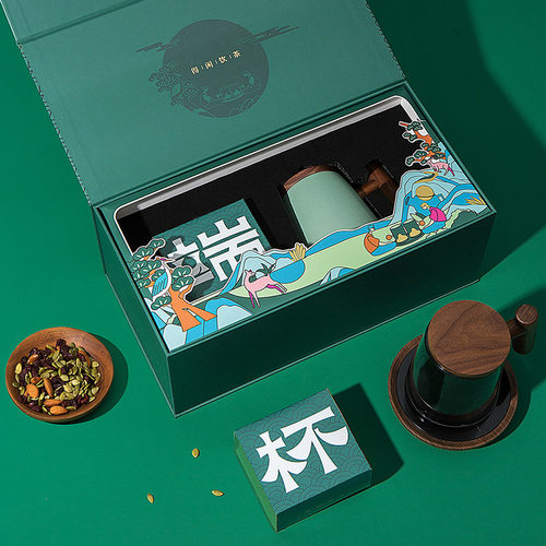 木笙玩物节日礼盒可定制高端茶杯新年送领导客户商务伴手礼物礼品 - 图0