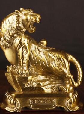 杨铜记 生肖摆件铜十二生肖属相鼠牛兔龙蛇马羊猴鸡狗猪 铜生肖