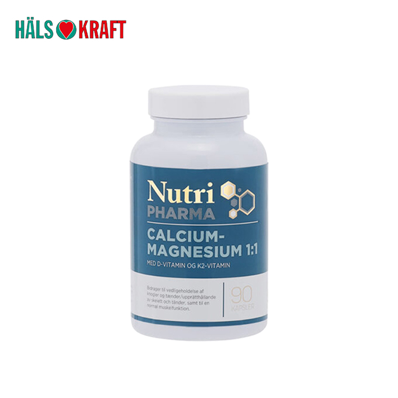 Nutripharma纽荷康1:1钙镁胶囊90粒