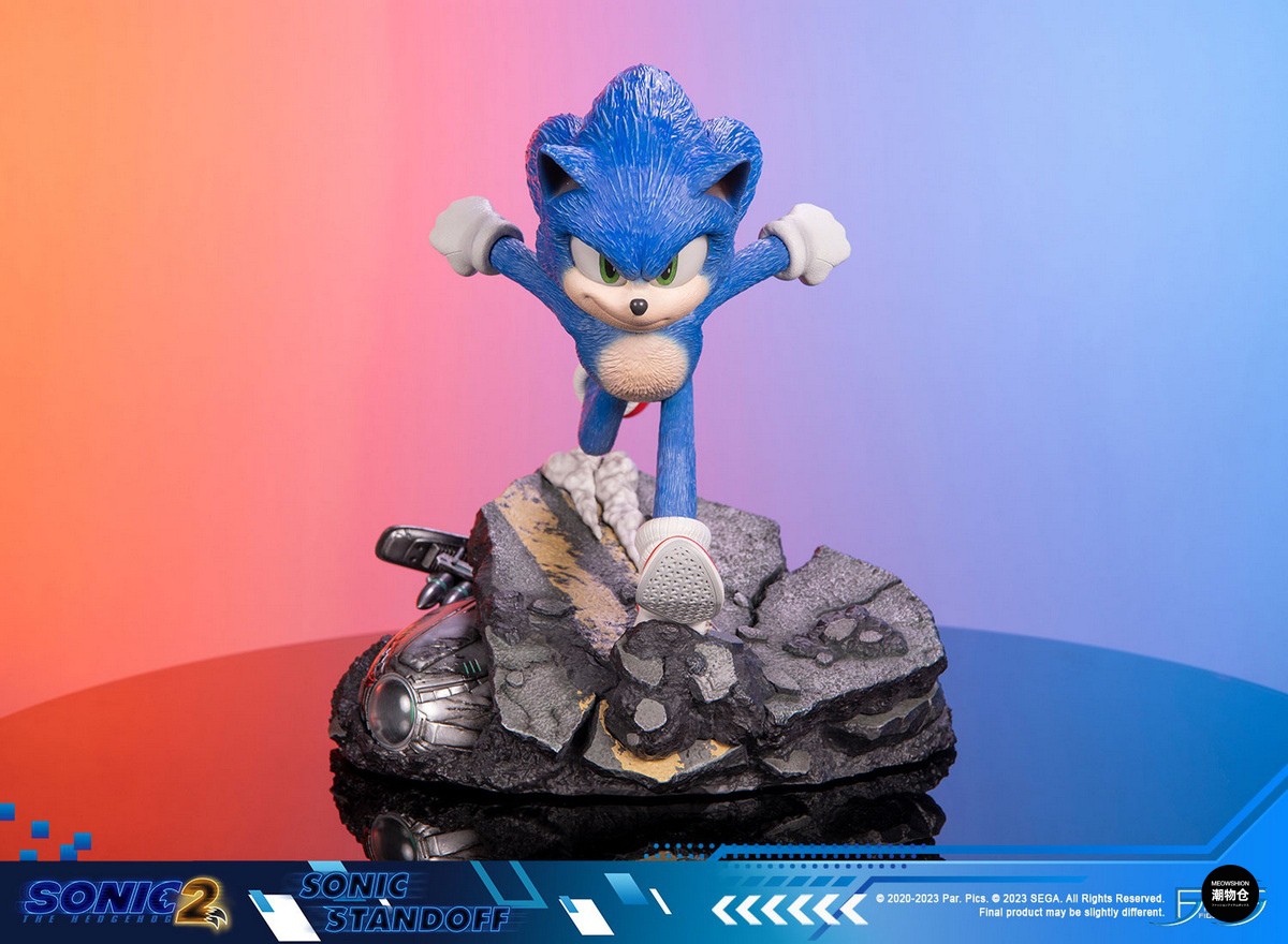 [预]FIRST 4 FIGURES 10.4寸 SONIC 世嘉刺猬索尼克雕像手办 - 图2