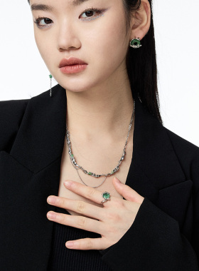 原创玉石系列戒指女小众独特高级