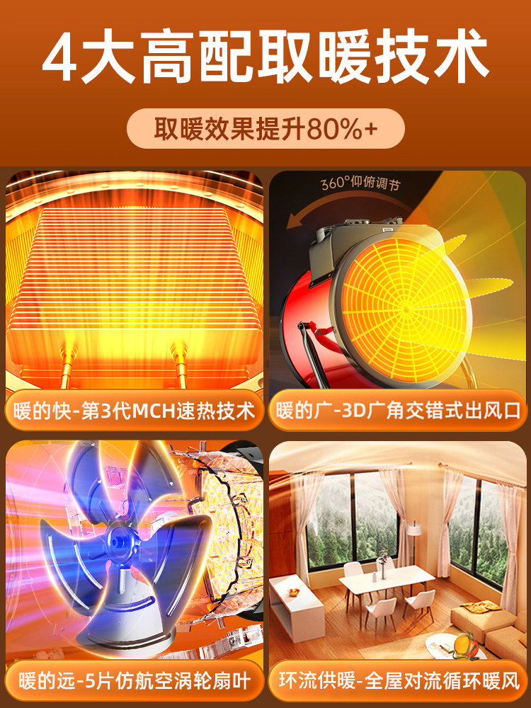  vcj生活电器暖风机/取暖器