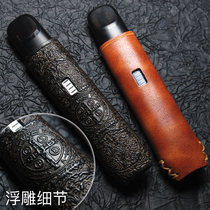 Five generation protective sleeves 5 generations Electronic Mirage Anti-fall ancient leather Personality Artisanal leather Custom Sun Mr. Sun