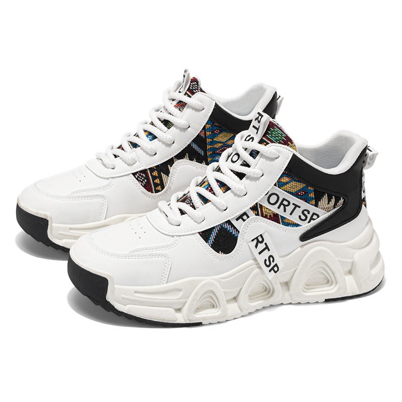 福建泉州品牌男鞋高帮高级感老爹鞋子休闲百搭跑步鞋本航运动a97 - 图3