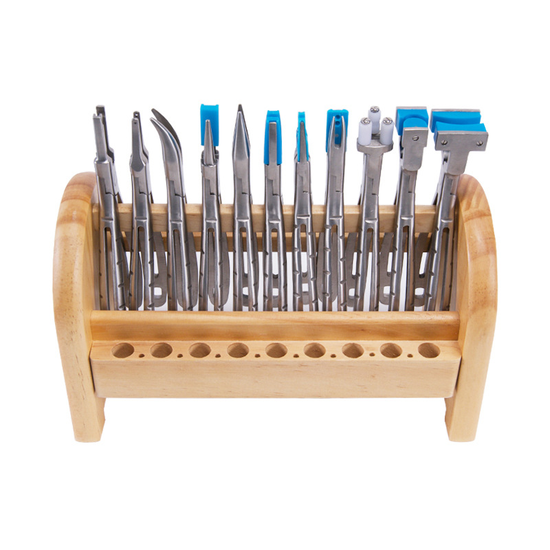 眼镜工具收纳架钳子螺丝刀摆放架子木头实木展示架眼镜店加工 - 图2