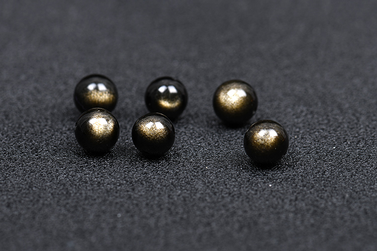 7A天然 双眼金耀石/金曜石散珠子6-18mm半成品diy水晶饰品配件 - 图0