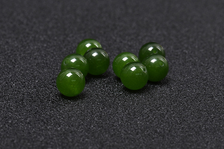 碧玉色玉髓散珠子菠菜绿玉髓仿翡翠玉圆珠diy手工串珠手链项链材,淘宝优惠券,粉丝福利购,淘宝优惠卷