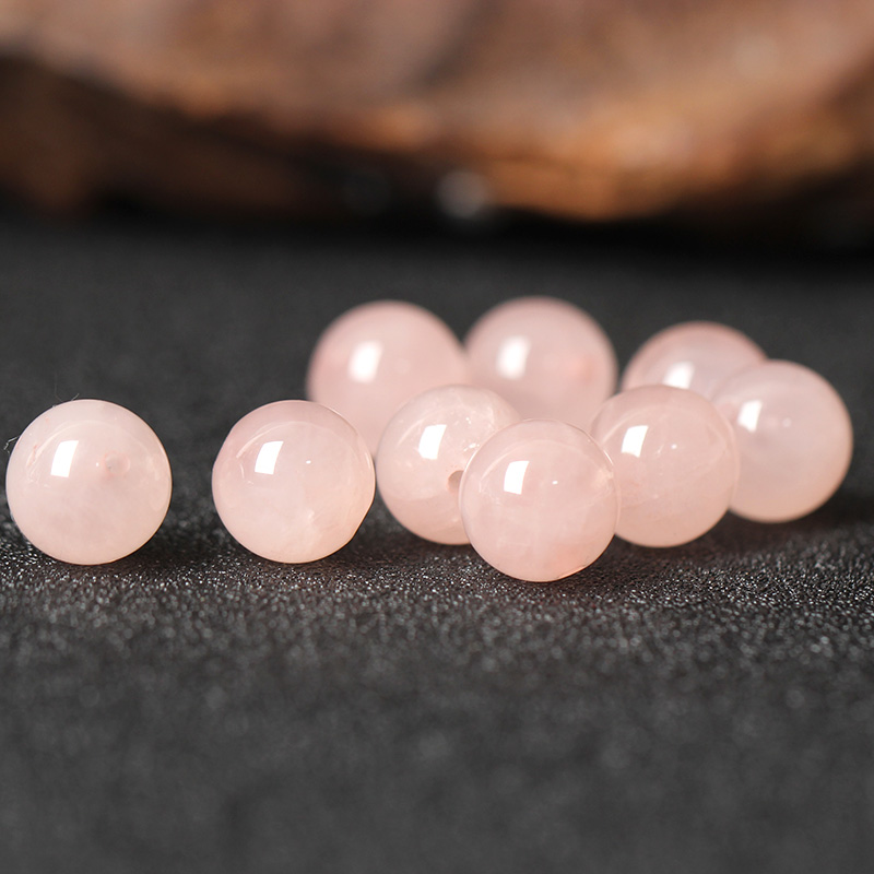 夏冉 5A马粉水晶粉晶芙蓉晶散珠半成品DIY手工串珠编织手链女,淘宝优惠券,粉丝福利购,淘宝优惠卷