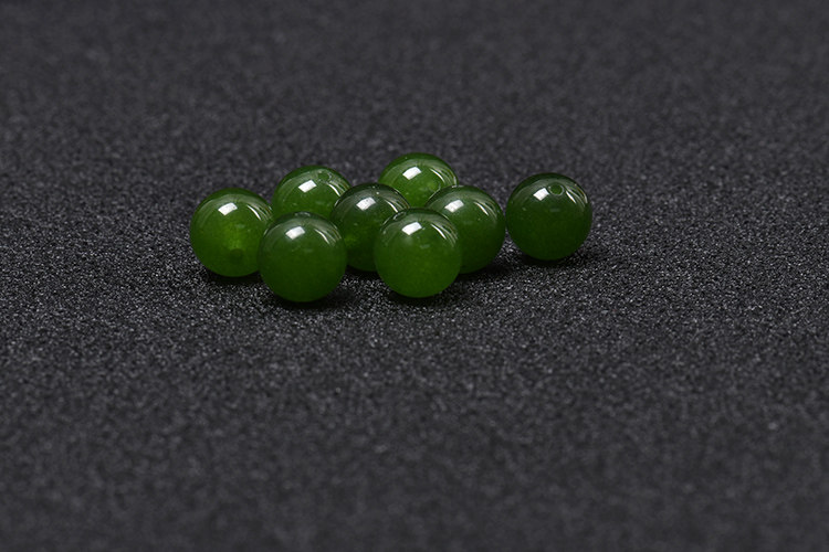 碧玉色玉髓散珠子菠菜绿玉髓仿翡翠玉圆珠diy手工串珠手链项链材,淘宝优惠券,粉丝福利购,淘宝优惠卷