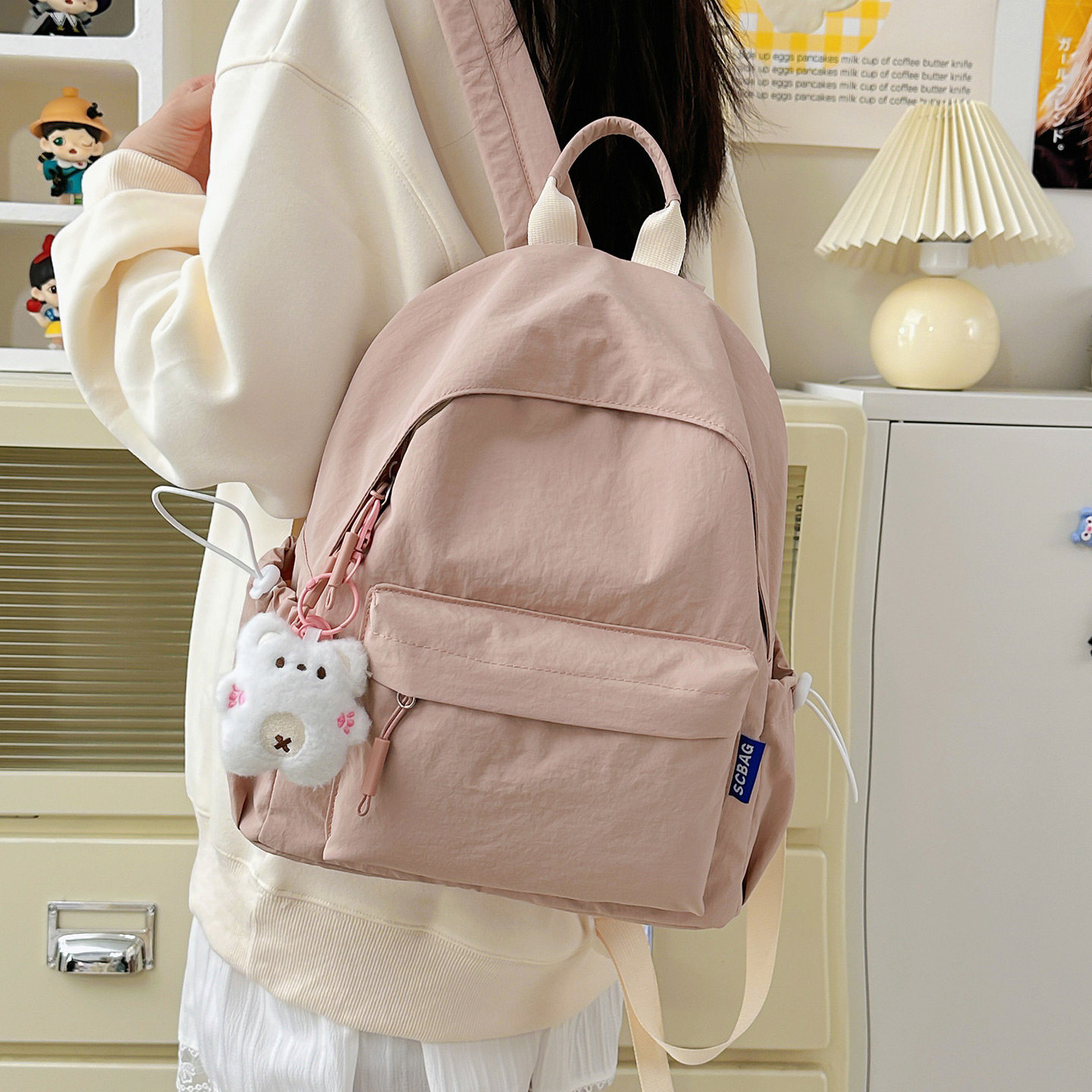 儿童小型轻便书包大学生上课通勤双肩包女旅游背包2025新款迷你包,淘宝优惠券,粉丝福利购,淘宝优惠卷