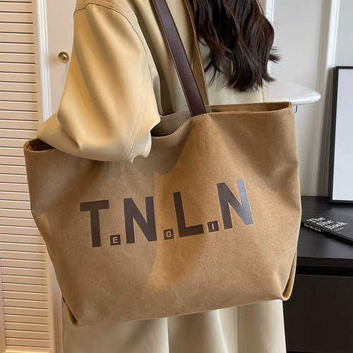 Вместительный и большой шоппер, вместительная и большая барсетка, льняная сумка, изысканный стиль