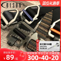 United States BISON BELT 100 IMPERII ZEN OUTDOOR IMPORTED NYLON METAL LOCK WEAR RESISTANT PURSE MULTIFUNCTION BELT