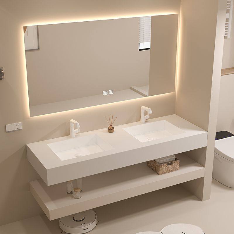 2025新品定制酒店风双层岩板无缝浴室柜组合卫生间洗漱台洗手脸一,淘宝优惠券,粉丝福利购,淘宝优惠卷