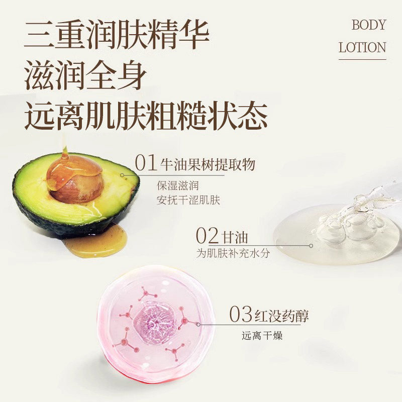 郁美净乳木果身体乳浴后乳液保湿滋润秋冬润肤女男士官方正品