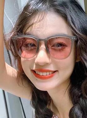 时尚气垫折叠太阳镜女网红同款遮阳墨镜男潮舒适太阳眼镜