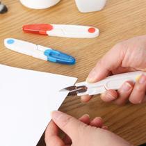 Color with lid line head scissor U type cross rust small pliers clippers Home Stainless Steel Small Scissors Wholesale