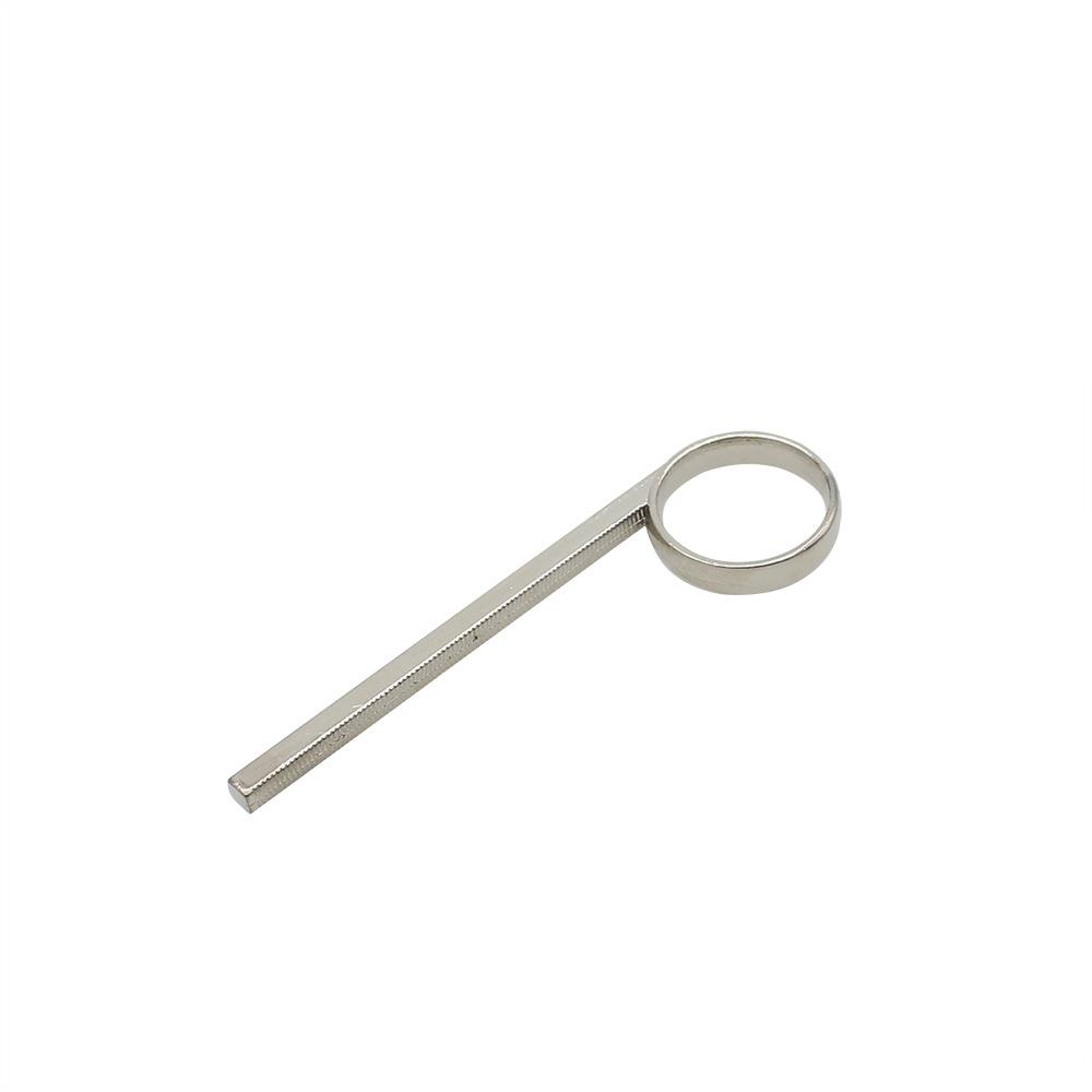 管乐器小号手拉环银色降B调小号指环金属手指钩乐器配件工厂