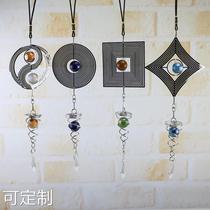 316 new DIY rotating wind bells creative personality novelty metal hanging accessories Handicraft Home Decoration Goods
