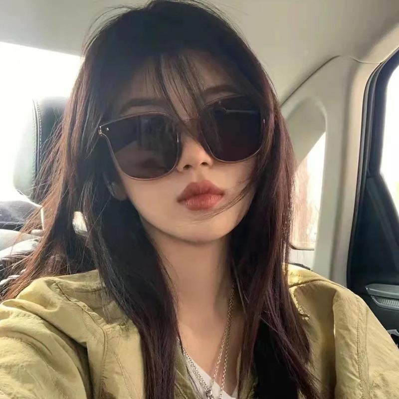 二代折叠墨镜口袋气垫ins眼镜女 防晒复古百搭潮流太阳镜