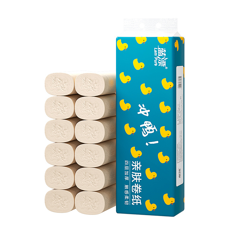 蓝漂14卷无芯卷纸超值家用实惠装面巾纸整箱批餐巾纸卫生纸纸巾x_天府韵纸品企业店_洗护清洁剂/卫生巾/纸/香薰-第2张图片-提都小院
