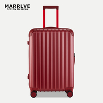 MARRLVE day series Married wedding wedding luggage Luggage Drawbar Boarding Travel Password Box YKK Zip Universal Wheels Women