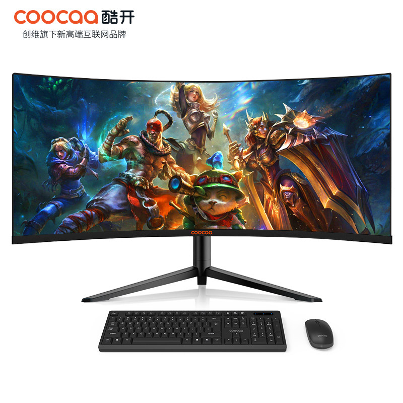 创维coocaa 2k超高清大屏曲面一体机 酷开天海狮威一体机