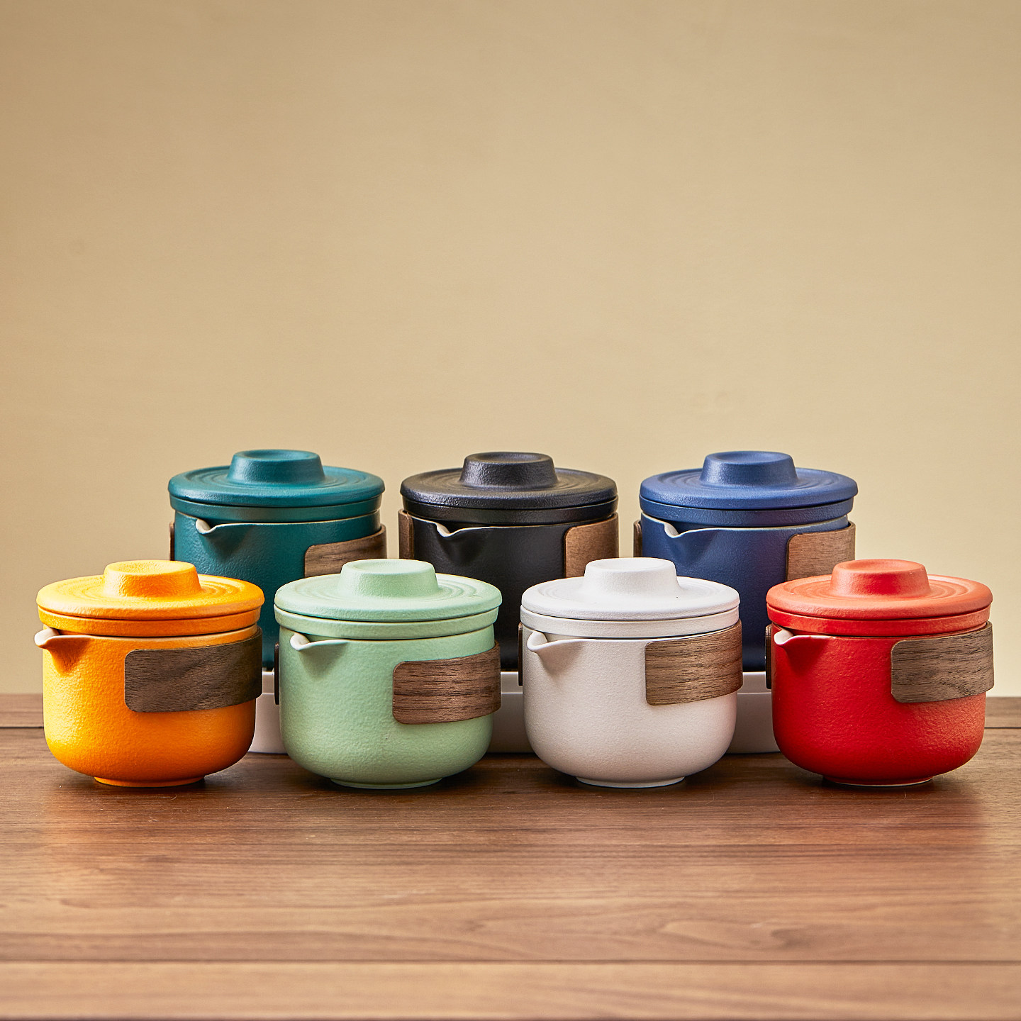 旅行茶具套装户外车载便携式一壶四杯旅游快客杯公司商务礼品logo,淘宝优惠券,粉丝福利购,淘宝优惠卷