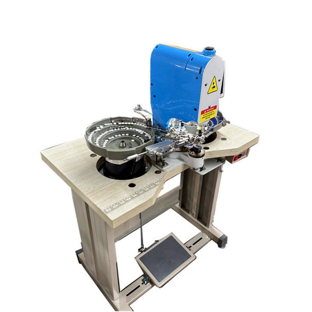 打扣机自动上扣打扣机全自动四合扣钉扣机服饰电动金属扣 - 图0