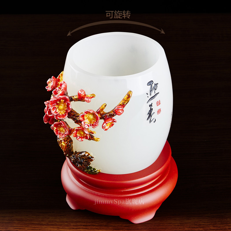 三八妇女节送女老师领导的实用高档礼品书房办公室桌面摆件笔筒