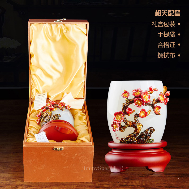 三八妇女节送女老师领导的实用高档礼品书房办公室桌面摆件笔筒