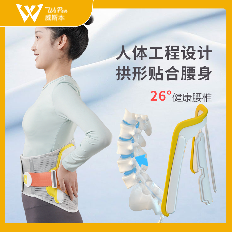 腰椎间盘突出腰围男女医用护腰带 wspen护具（器械）