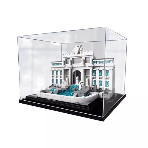 亚克力展示盒适用乐高21020罗马许愿池积木模型收纳盒透明防尘罩 - 图3