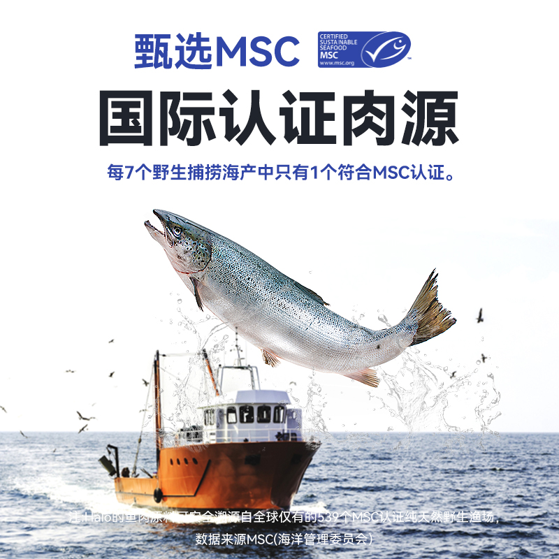 美国进口Halo自然光环纯鲜肉幼猫成长猫粮幼猫粮10磅/4.5kg