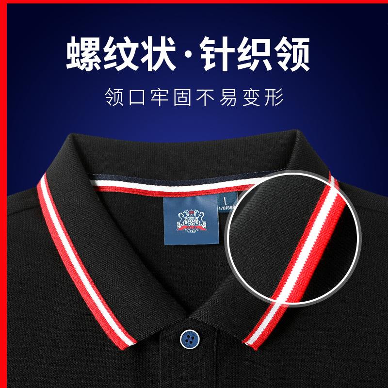 POLO衫定制T恤纯棉工作服短袖印字工衣刺绣广告diy文化衫印logo字 - 图2