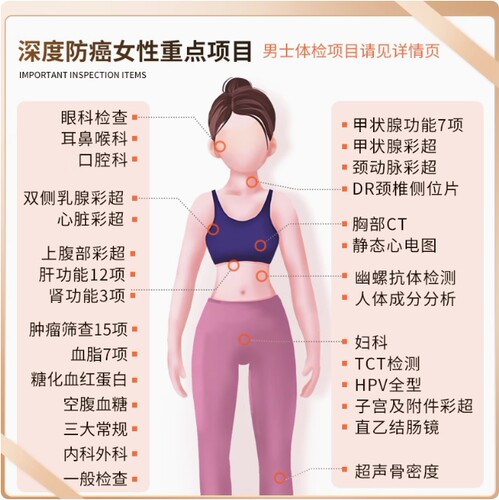 【御湘湖】杭州中老年肿瘤筛查瑞慈美年大健康体检套餐全身体检 - 图2
