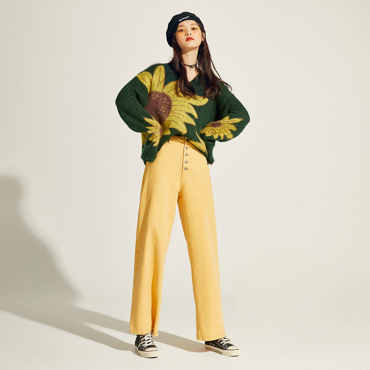 太平鸟秋冬外穿2020新款长袖风毛衣 太平鸟慕淳毛衣