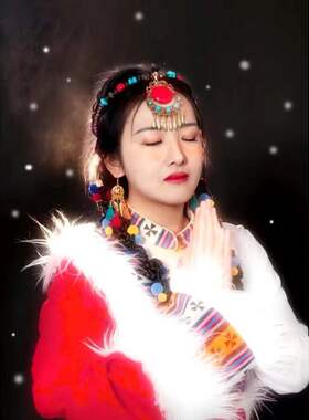 合金其他新品敦煌汉服藏族藏项链