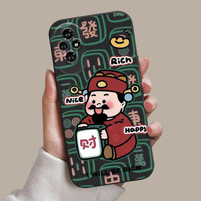 适用荣耀200手机壳国风新年HONOR 200 pro中式防摔全包软胶套发财,淘宝优惠券,粉丝福利购,淘宝优惠卷