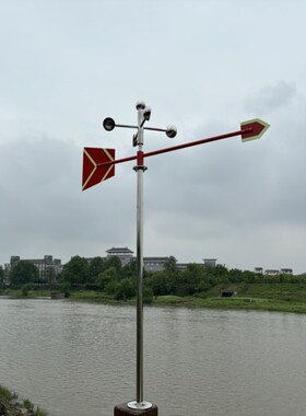 风向标夜光反光不锈钢户外旋转屋顶风速仪金属风向袋化工过安检验