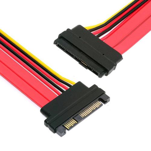 NGFF SFF-8482连接线SAS29p公对母延长线服务器硬盘背板转接线50CM - 图0