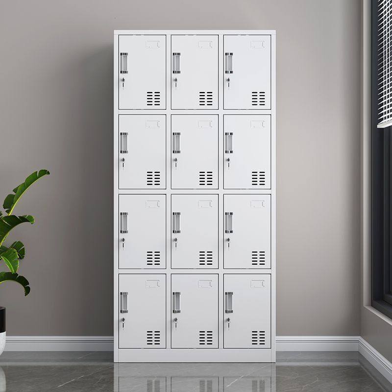 成都12门鞋柜工厂车间用多格储物柜员工碗柜带锁宿舍铁皮柜更衣柜,淘宝优惠券,粉丝福利购,淘宝优惠卷