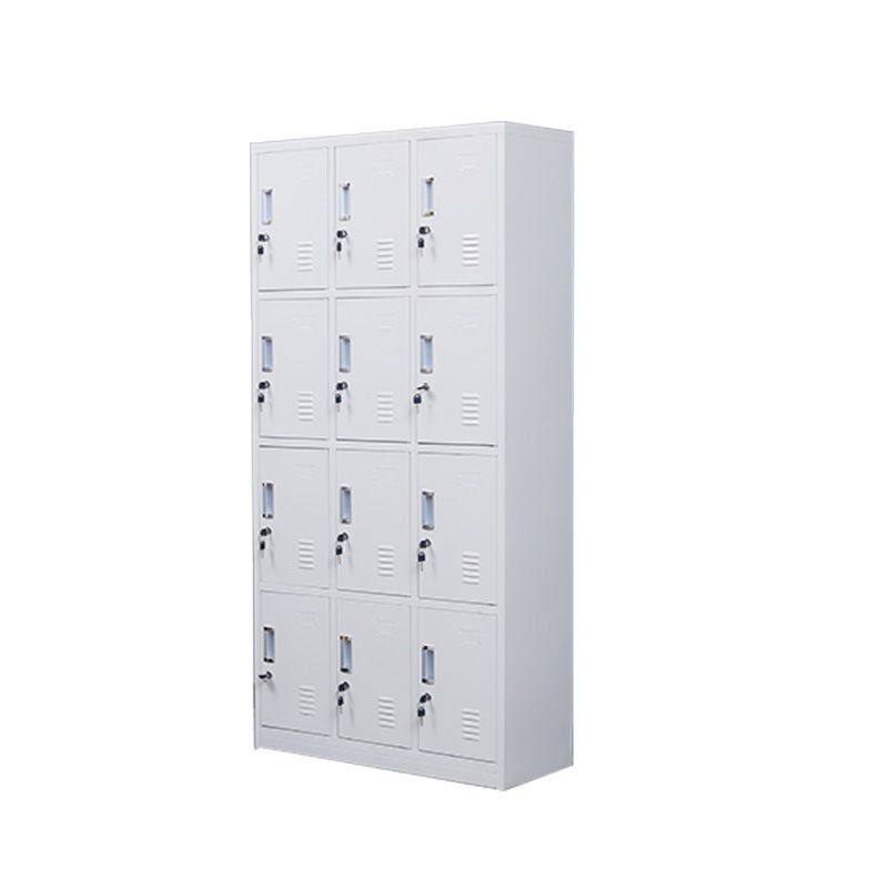 铁皮鞋柜食堂碗柜车间24门员工储物柜子带锁工厂寄存宿舍换衣矮柜,淘宝优惠券,粉丝福利购,淘宝优惠卷