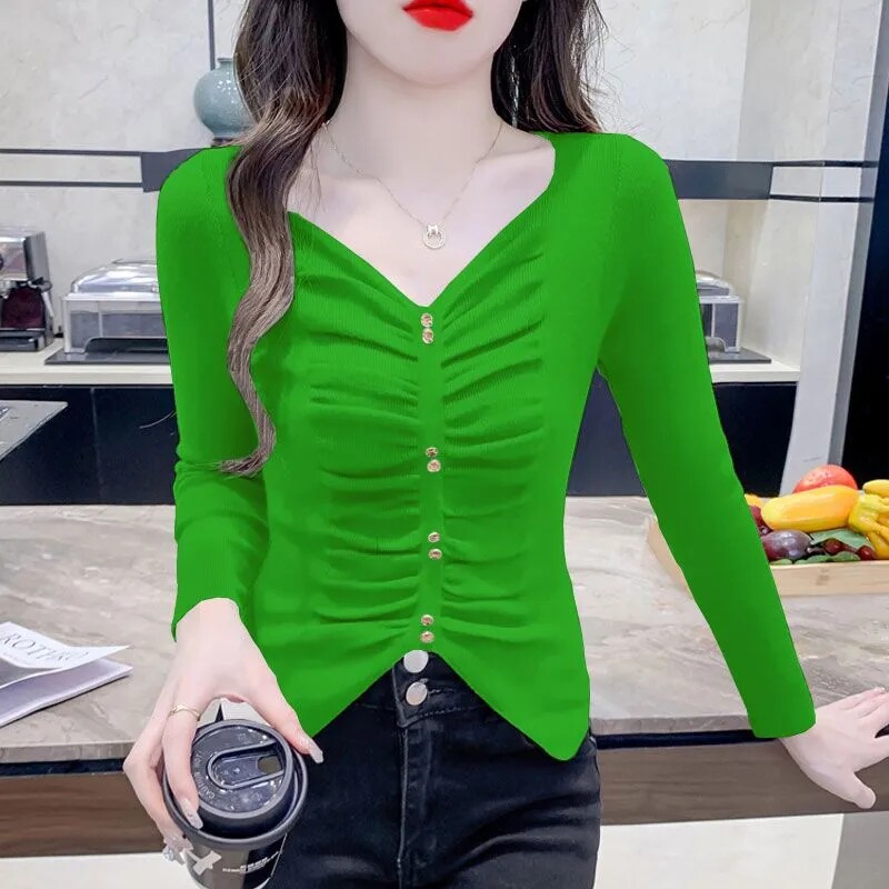 秋冬长袖打底衫秋季热销新款女装不规则t恤时髦时尚洋气秋装上衣