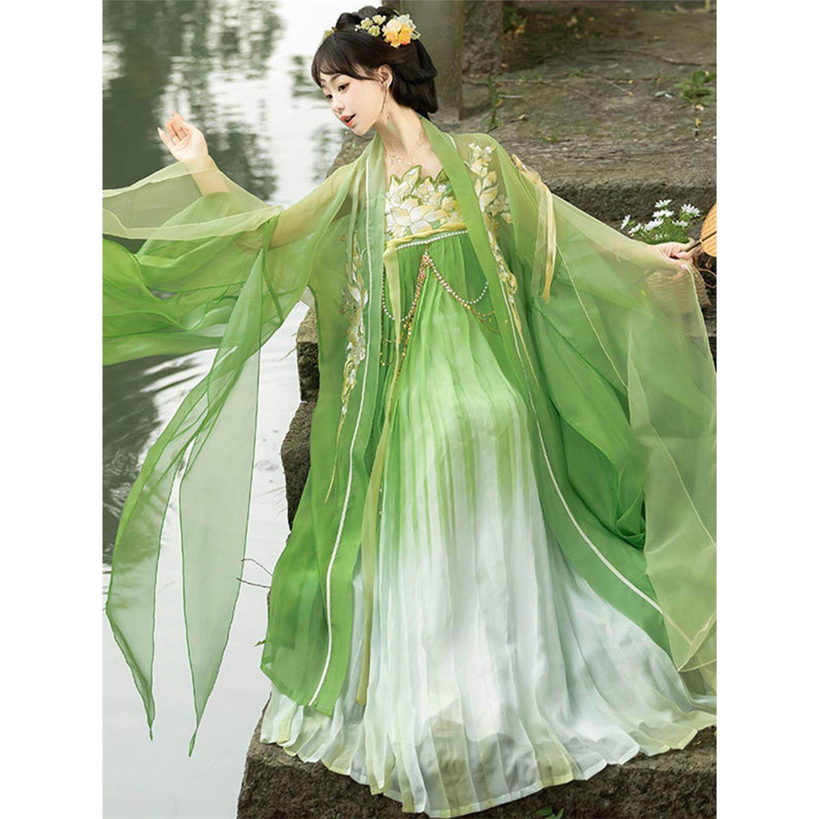 Original Hanfu women's 2026 new chest-length clothing